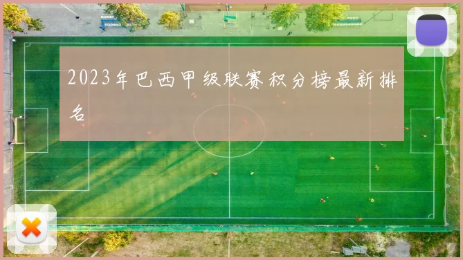 2023年巴西甲级联赛积分榜最新排名